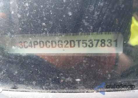 2013 Dodge Journey Crew из США, поврежденный, VIN 3C4PDCDG2DT537831